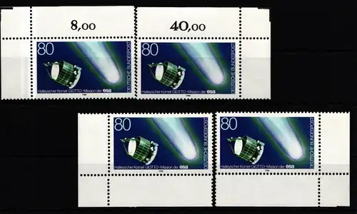 BRD 1273 postfrisch Ecke 1-4, FN 0 #IZ898