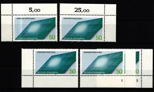 BRD 1101 postfrisch Ecke 1-4, FN 1-2 #IZ956