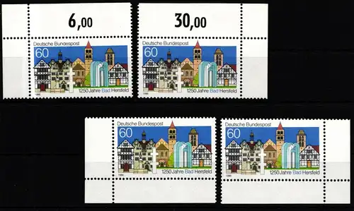 BRD 1271 postfrisch Ecke 1-4, FN 0 #IZ899