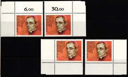 BRD 1220 postfrisch Ecke 1-4, FN 0 #IZ914