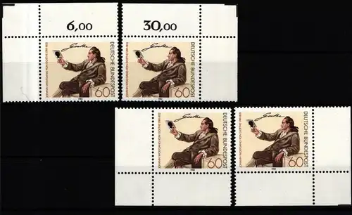 BRD 1121 postfrisch Ecke 1-4, FN 0 #IZ969