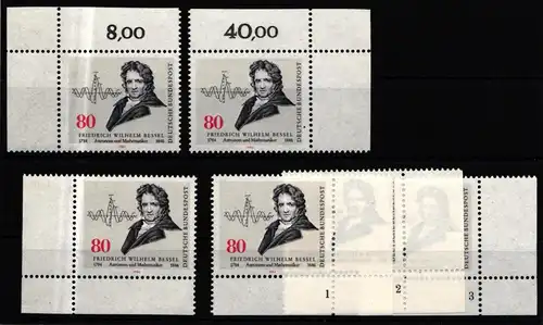 BRD 1219 postfrisch Ecke 1-4, FN 1-3 #IZ915