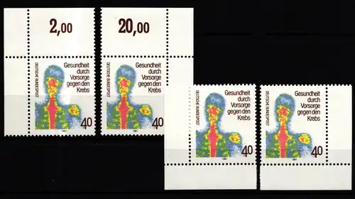BRD 1089 postfrisch Ecke 1-4, FN 0 #IZ949