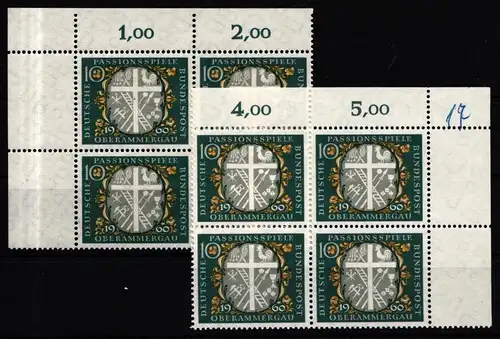 BRD Bund 329 postfrisch Eckränder #IY771