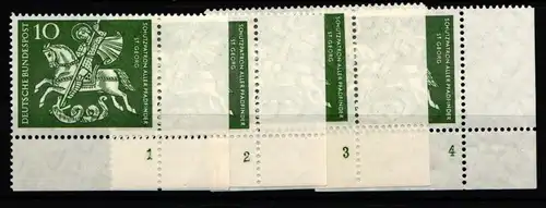 BRD 348 postfrisch FN 1-4 #JB685