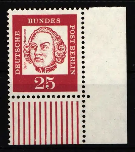 Berlin 205 postfrisch Ecke unten rechts FN 0 #JC018