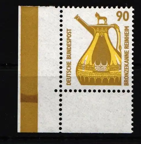 BRD 1380 postfrisch Ecke unten links #JC205