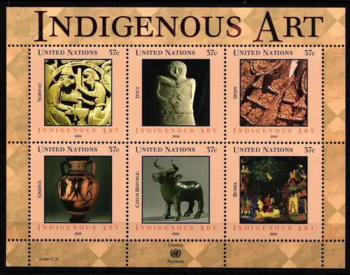 Vereinte Nationen New York Block 24 postfrisch #JG828