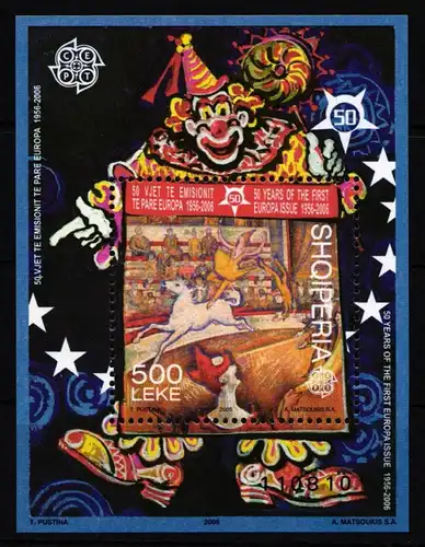 Albanien Block 157 postfrisch Cept #JG857