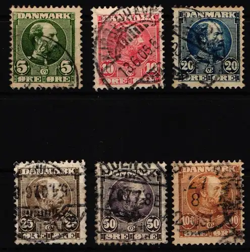 Dänemark 47-52 gestempelt #JM659