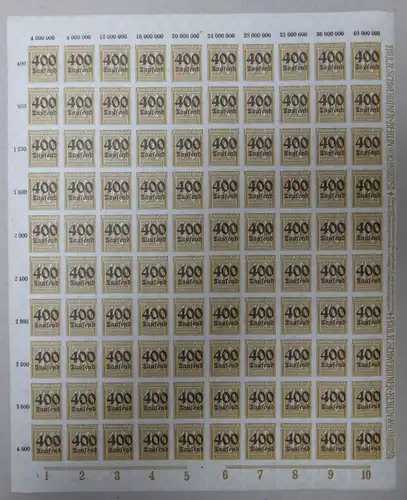 Deutsches Reich 297-300 postfrisch als Bogen #IM671