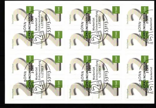 BRD Bund FB 34 gestempelt Folienblatt #JN160