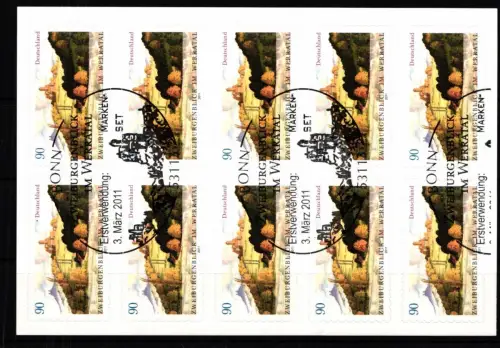 BRD Bund FB 16 gestempelt Folienblatt #JN178