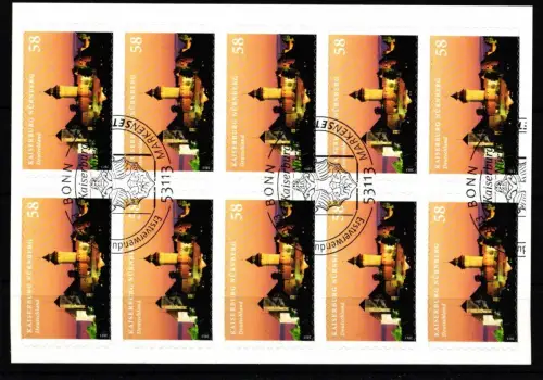 BRD Bund FB 25 gestempelt Folienblatt #JN169