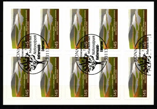 BRD Bund FB 17 gestempelt Folienblatt #JN177