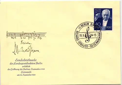 Berlin 124 als Ersttagsbrief #JN214