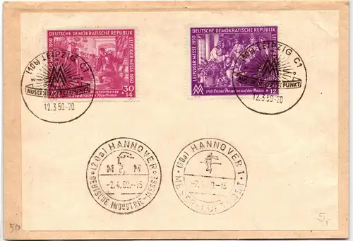 DDR 248-249 auf Brief ungelaufen #JN270