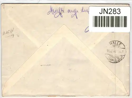 SBZ 87 A u.a. auf Brief als Mischfrankatur portogerecht #JN283