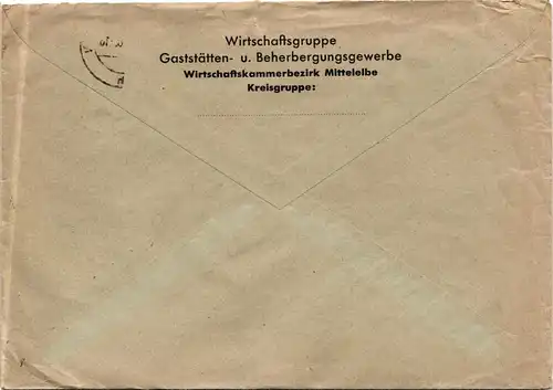 SBZ 207 W OR auf Brief als Mehrfachfrankatur #JN325