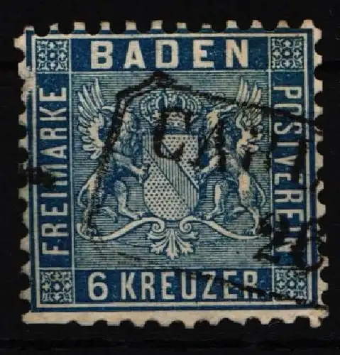 Baden 14 a gestempelt leichte Mängel #JN380