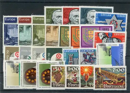 Portugal Jahrgang 1970 1092-1120 postfrisch #JJ683