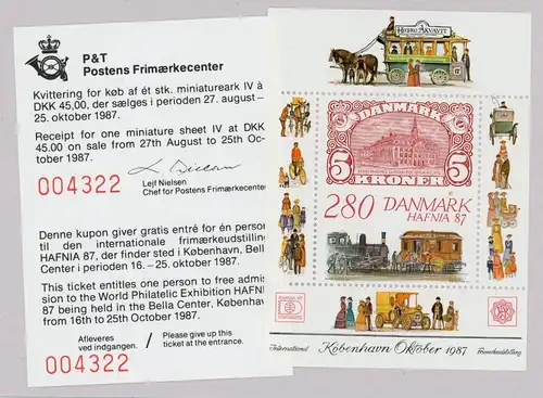 Dänemark Jahrgang 1987 888-904, Block 7 postfrisch #JJ689