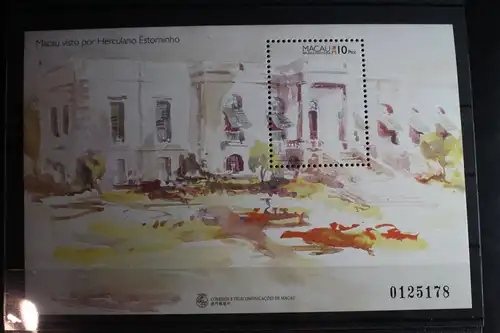 Macau Block 35 mit 855 postfrisch #FS106