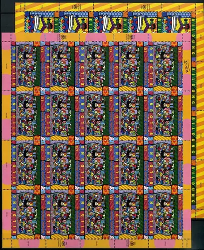 UNO Wien 20er Bögen 300-301 postfrisch Bildung #GW877