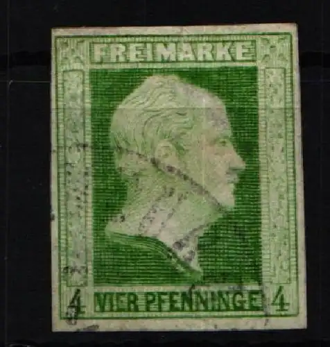 Preußen 5 gestempelt gut gerandet #JN733