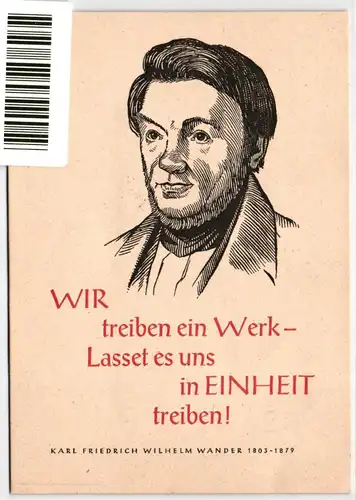 Alliierte Besetzung 965-966 auf Ausstellungskarte Pädagogischer Kongress #JO230