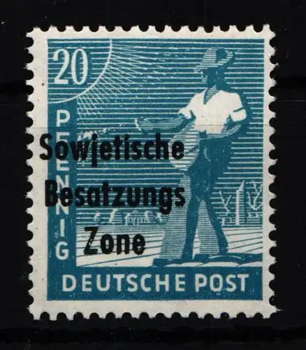 SBZ 189 d postfrisch geprüft Paul BPP #JO257