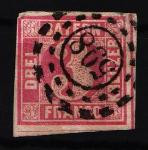 Bayern 2 gestempelt oMR 598 "Würzburg" #JO319