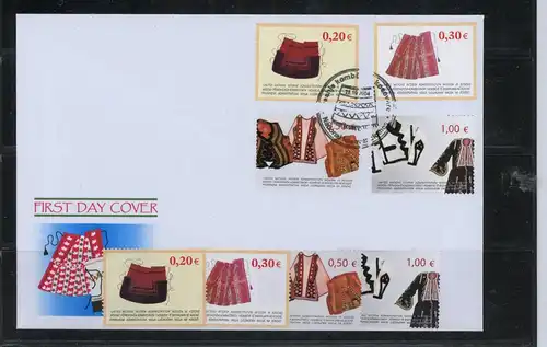 Kosovo 22-25 Trachten Ersttagesbrief/FDC #JJ733