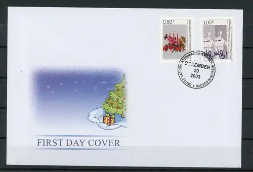 Kosovo 16-17 Weihnachten Ersttagesbrief/FDC #JJ739