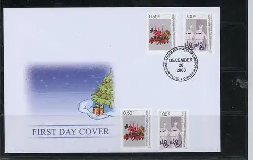 Kosovo 16-17 Weihnachten Ersttagesbrief/FDC #JJ735