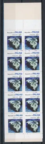 Palau Inseln MH mit 10 x 13 D postfrisch Fische #JJ751