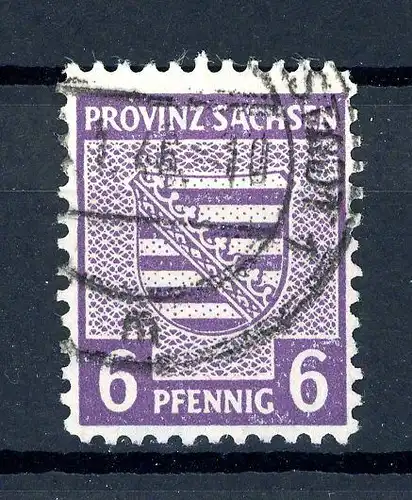 SBZ Provinz Sachsen 69 X A b gestempelt geprüft Jasch #JJ791