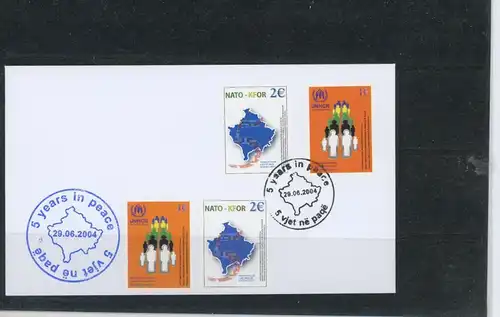 Kosovo 18-19 NATO Ersttagesbrief/FDC #JJ734