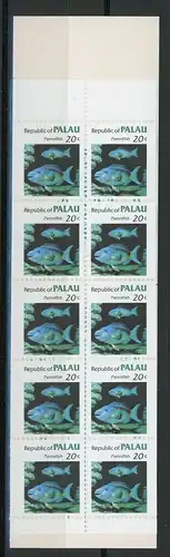 Palau Inseln MH mit 10 x 14 D postfrisch Fische #JJ752