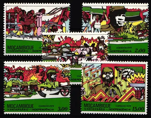 Mocambique 700-704 postfrisch #JO145