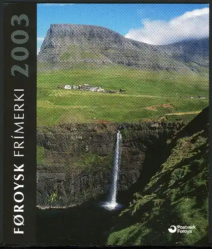 Färöer Jahresmappe 2003 postfrisch #HC213