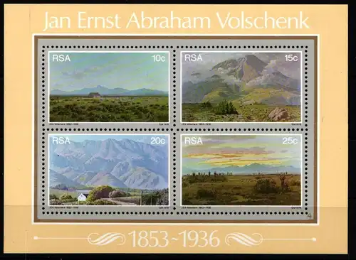 Südafrika Block 6 postfrisch #JO151