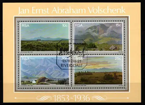 Südafrika Block 6 gestempelt #JO152
