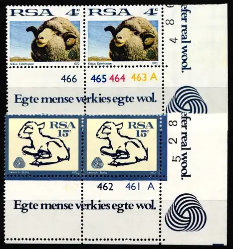 Südafrika 412-413 postfrisch als Zweierstreifen #JO171