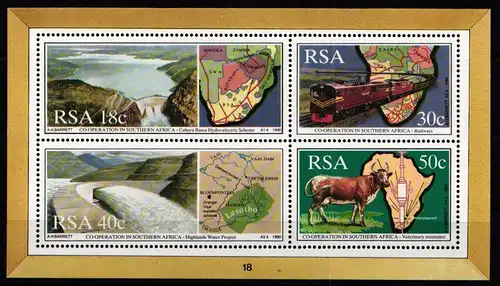 Südafrika Block 24 postfrisch #JO500