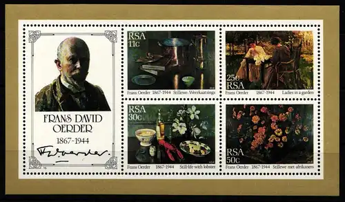 Südafrika Block 17 postfrisch #JO446