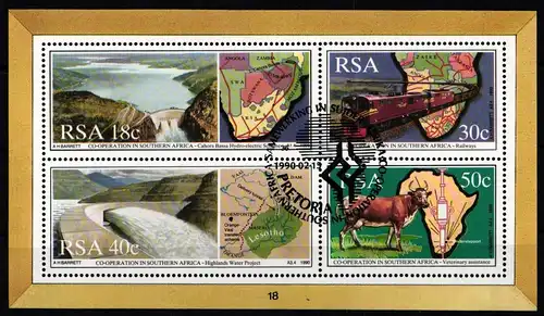 Südafrika Block 24 gestempelt #JO501