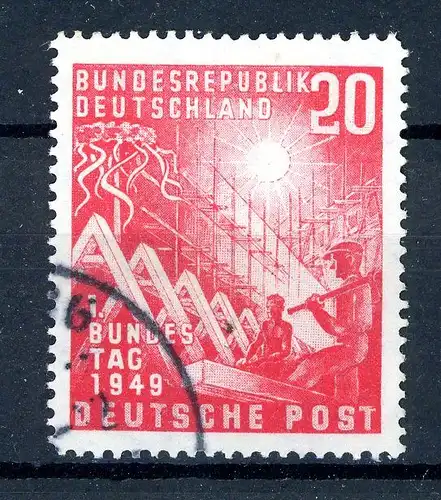 Bund Plattenfehler 112 II gestempelt Kurzbefund Schlegel #JO842