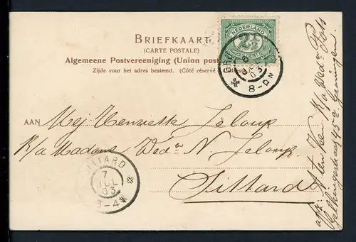 AK Groningen (NL) Barkmolen - Reitdiep 1903 #JO957