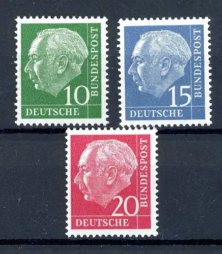 Bund 183-185 y R postfrisch #JP001